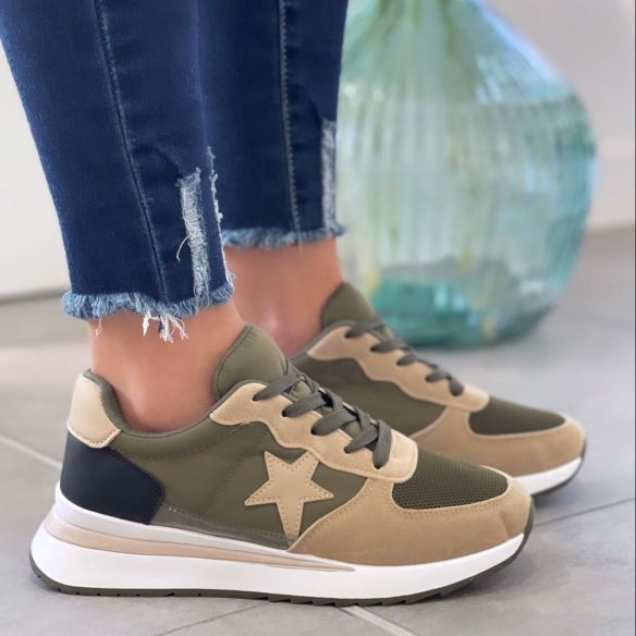 Zapatilla Estrella - Verde