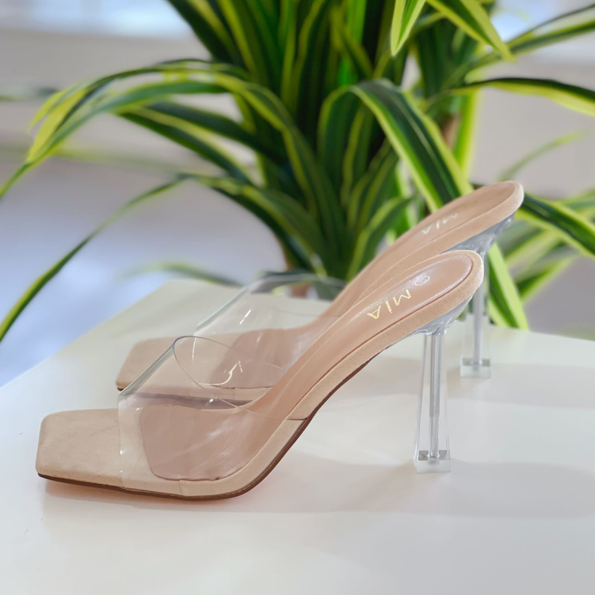 Zapato Tacón Transparente Amelia