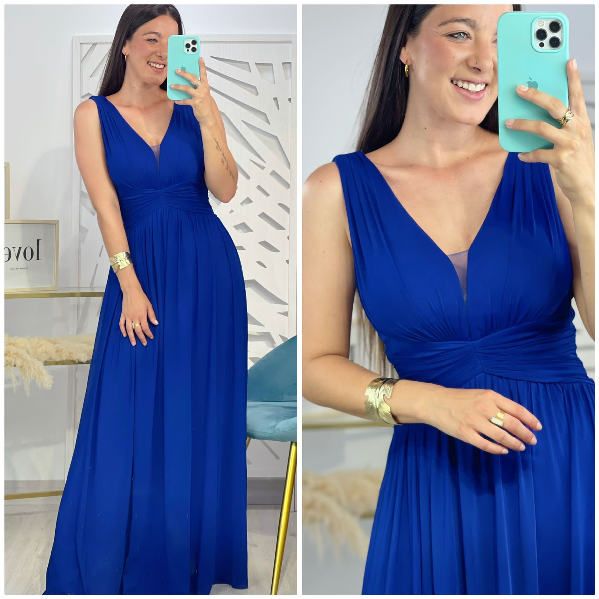 Vestido Ariadna - Azul