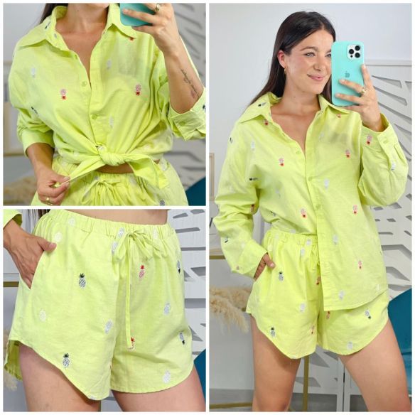 Conjunto Piñas Verde
