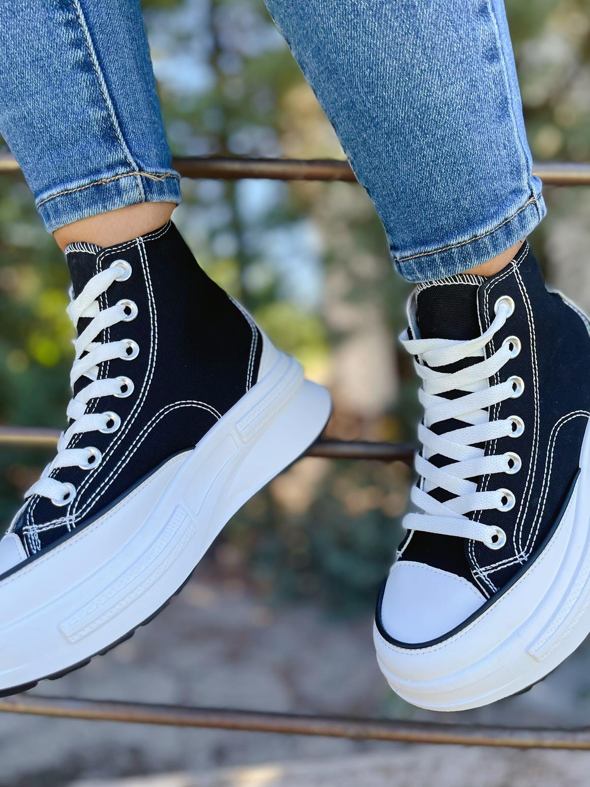 Bota Lona Vera - Negro - Imagen 3