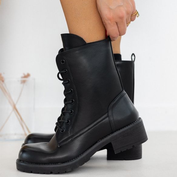 Bota Militar Sidney - Negro