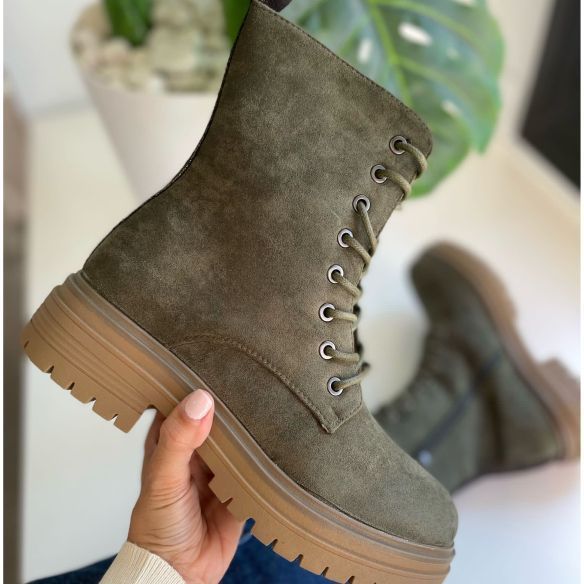 Bota Militar Antelina - Verde