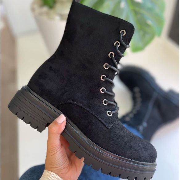 Bota Militar Antelina - Negro