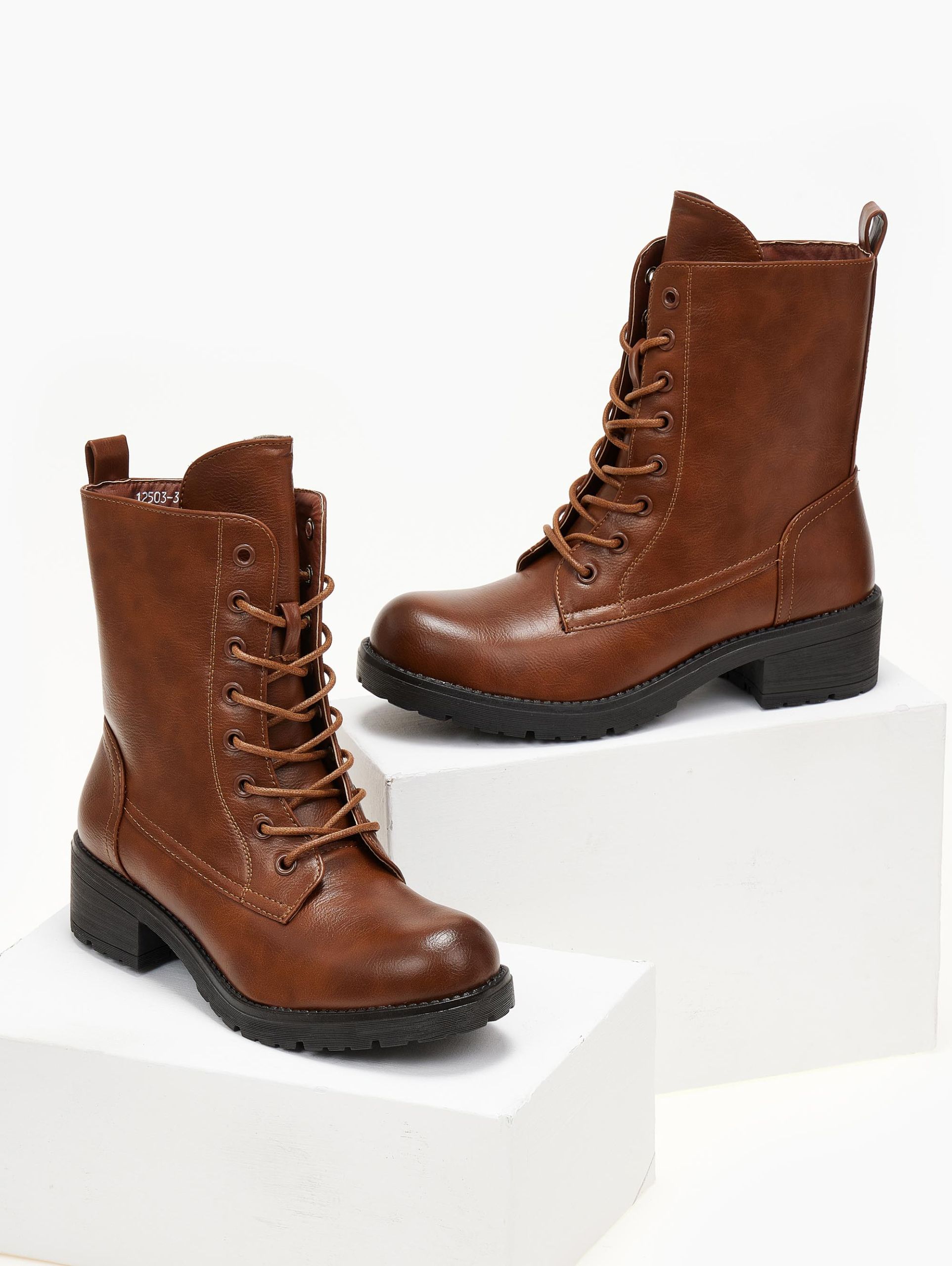 Bota Militar Sidney - Marrón - Imagen 5