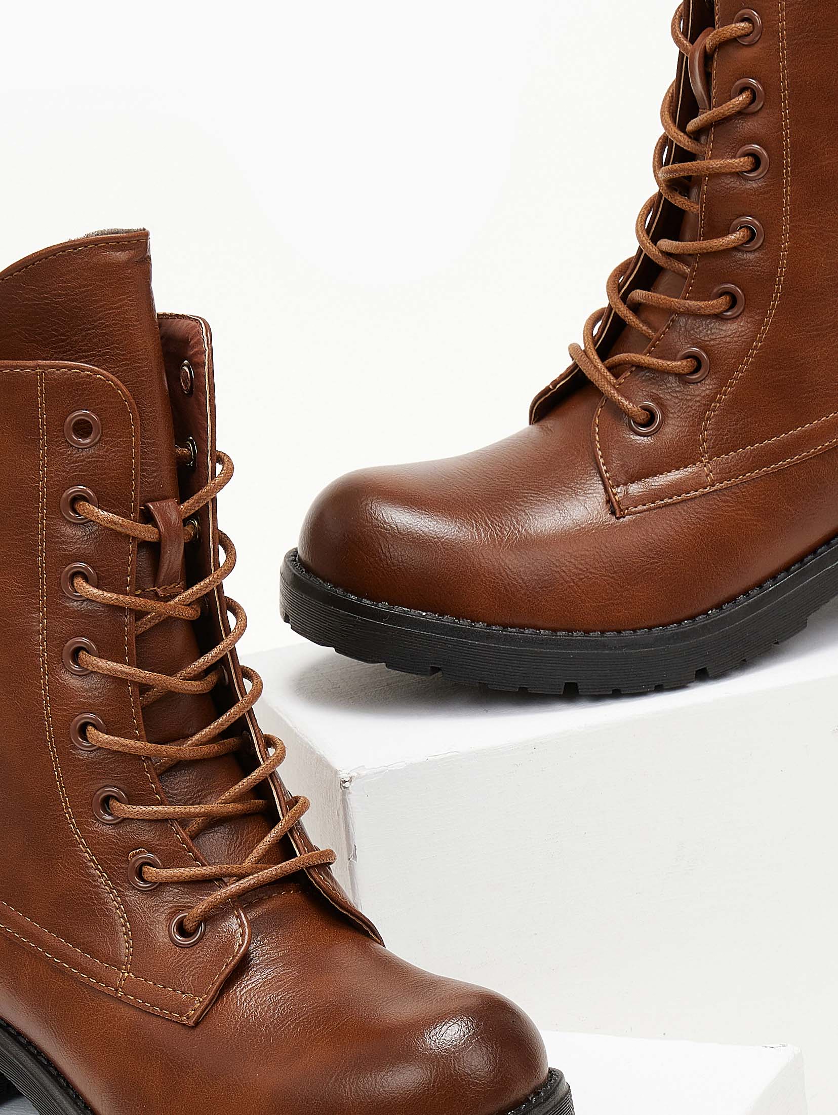 Bota Militar Sidney - Marrón - Imagen 4