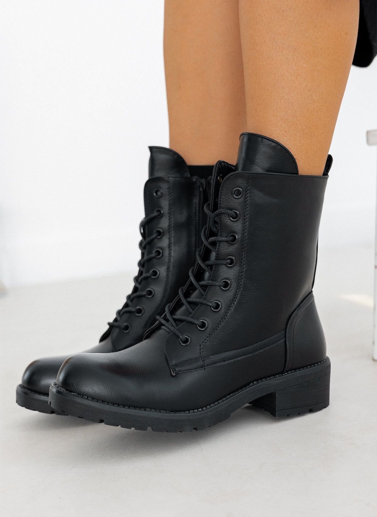 Bota Militar Sidney - Negro - Imagen 2