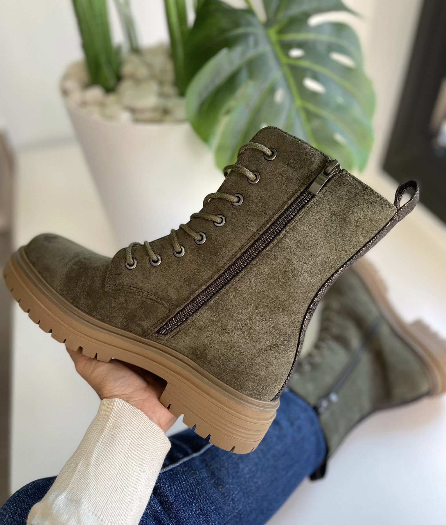 Bota Militar Antelina - Verde - Imagen 3
