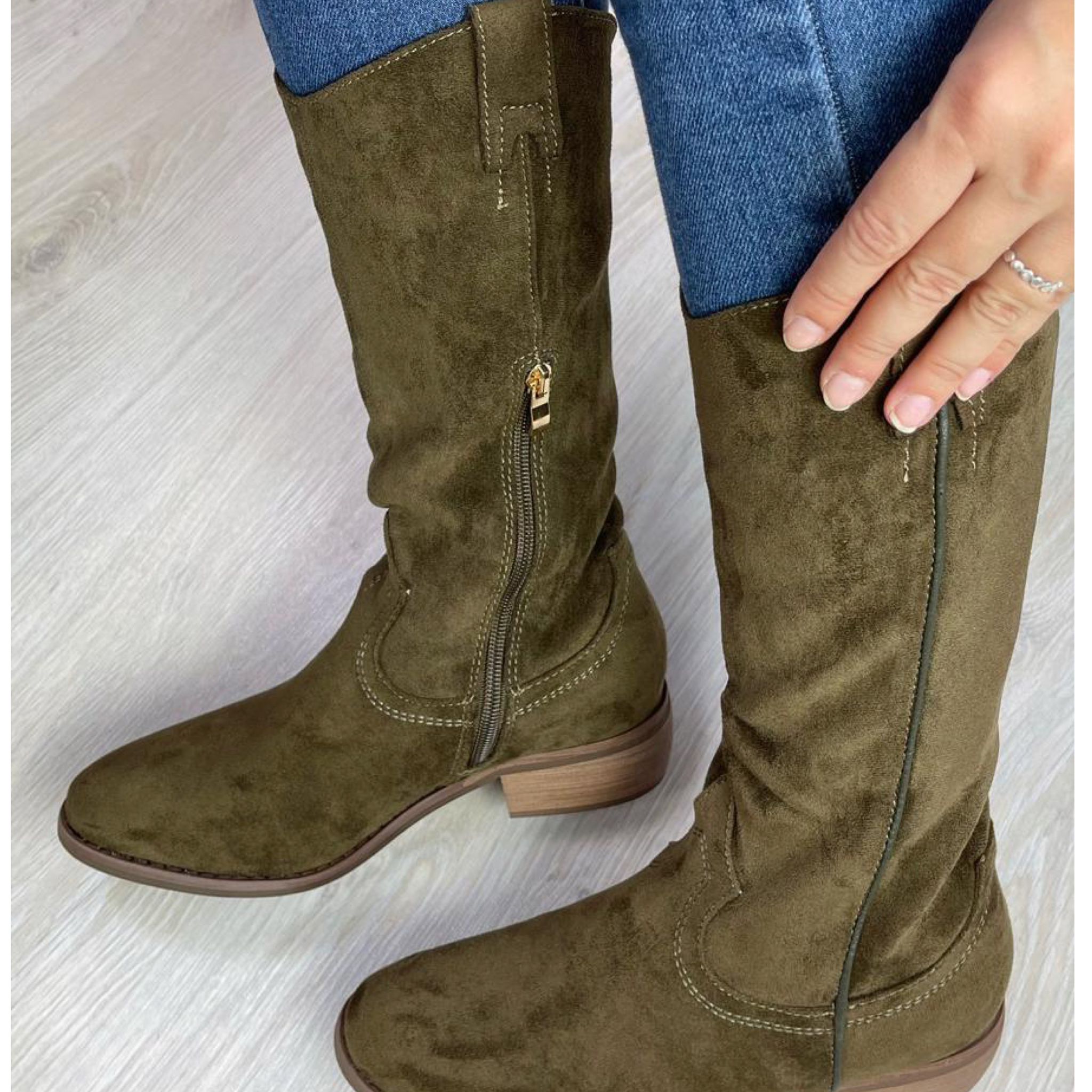 Bota Antelina Lía - Verde