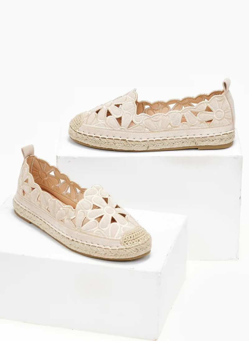 Alpargata Flores - Beige - Imagen 3