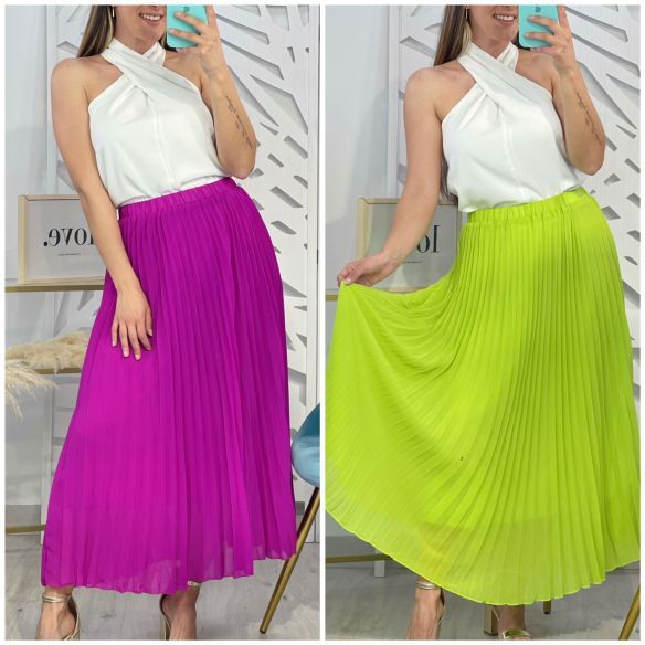 Falda Plisada Midi
