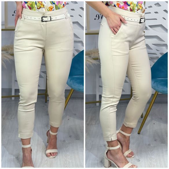 Pantalón Selena Pesquero - Beige
