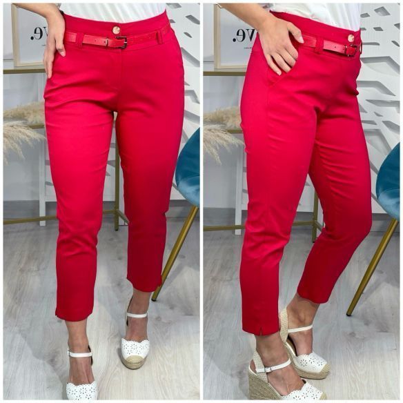 Pantalón Selena Pesquero - Rojo