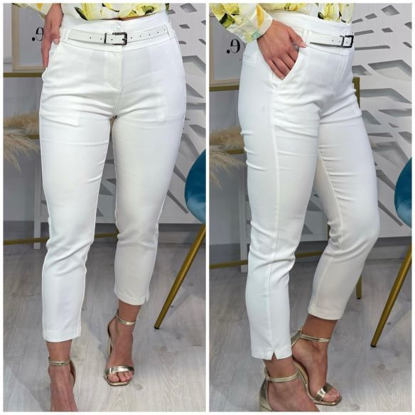 Pantalón Selena Pesquero - Blanco