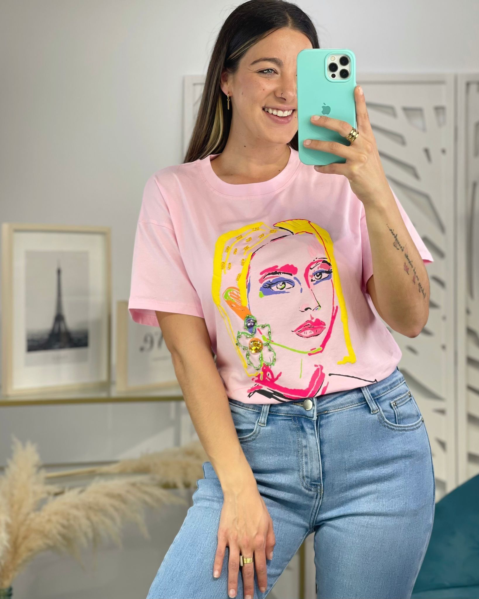 Camiseta Mujer Brillos - Imagen 3
