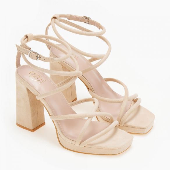 Tacón Alto Cleopatra - Beige