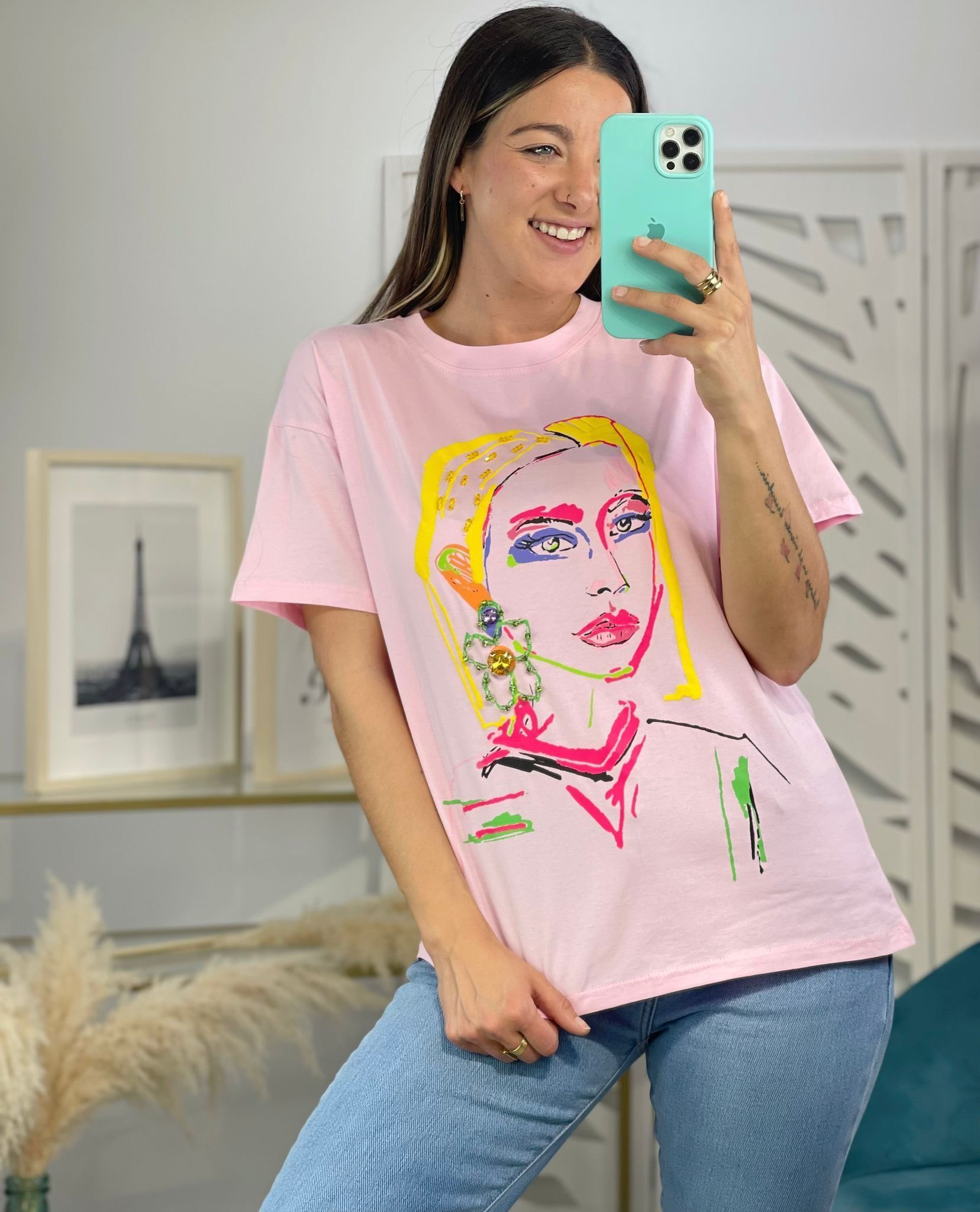 Camiseta Mujer Brillos - Imagen 4
