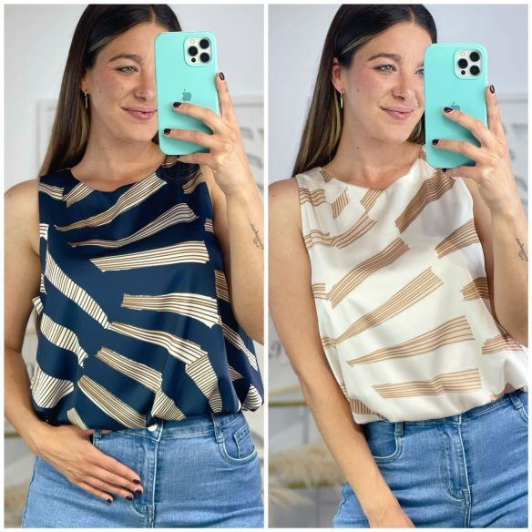 Blusa Bajo Abullonado