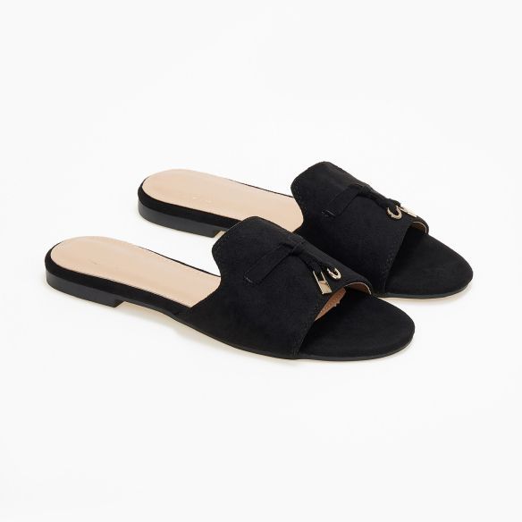 Pala Antelina Flecos - Negro