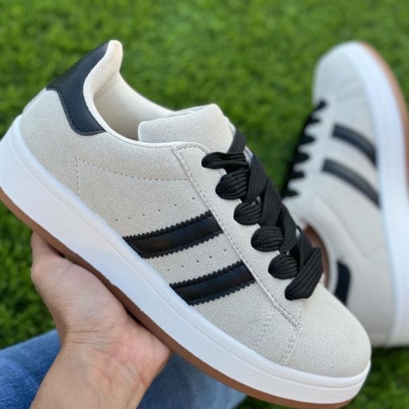 Deportiva Stitch - Beige