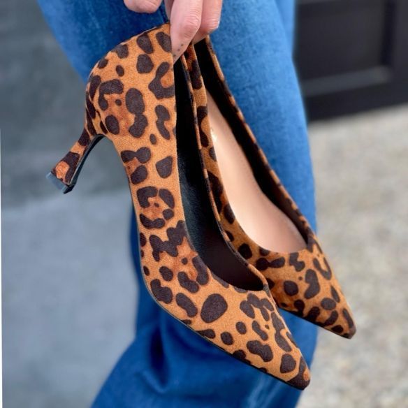 Zapato Salón Leopardo