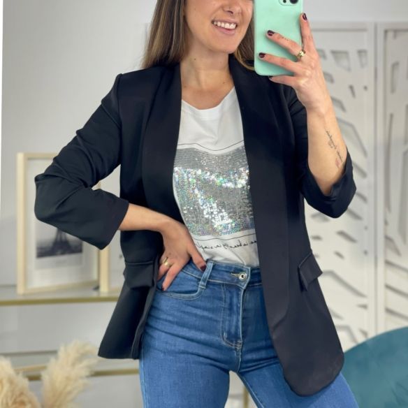 Blazer Básica - Negro