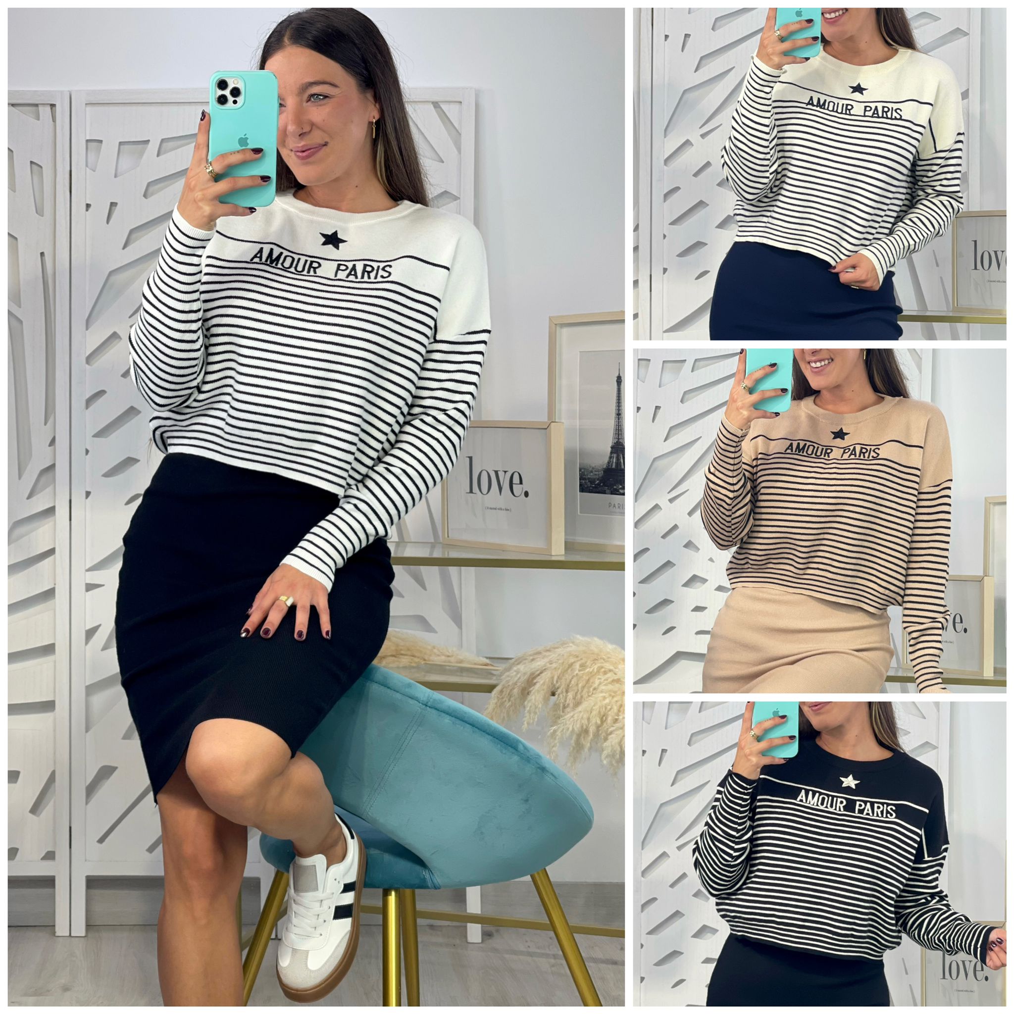 Conjunto Vestido + Jersey Amour Paris