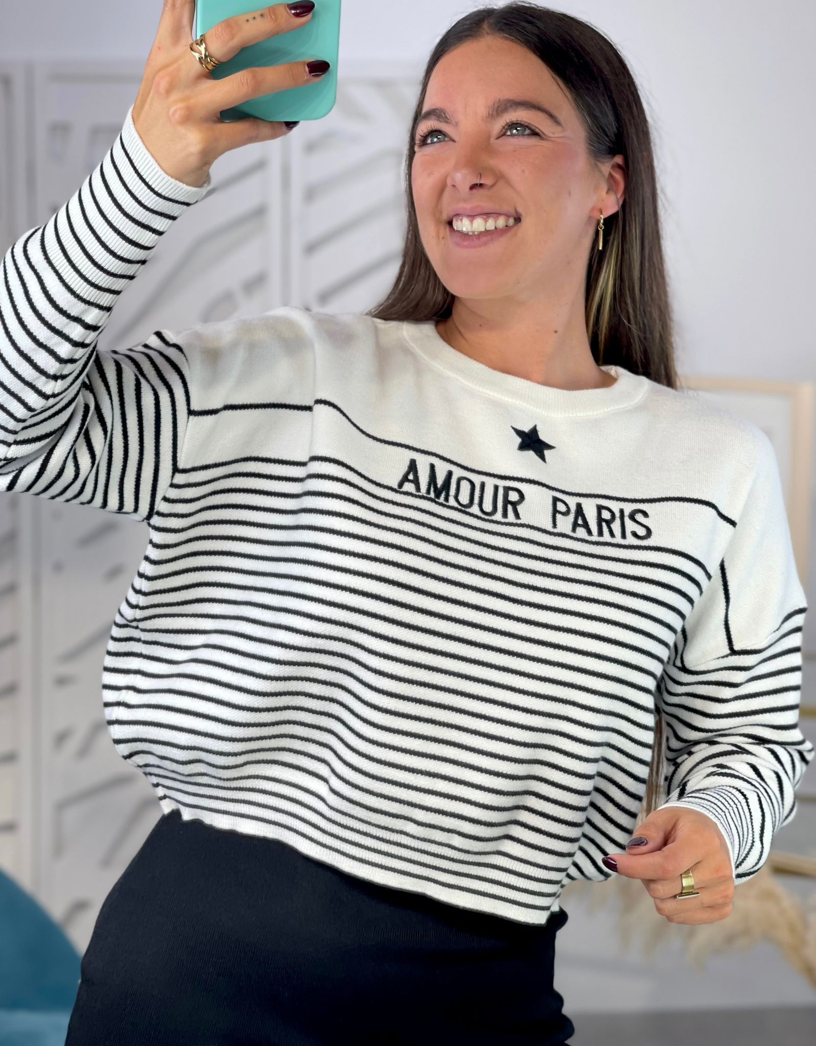 Conjunto Vestido + Jersey Amour Paris - Imagen 4