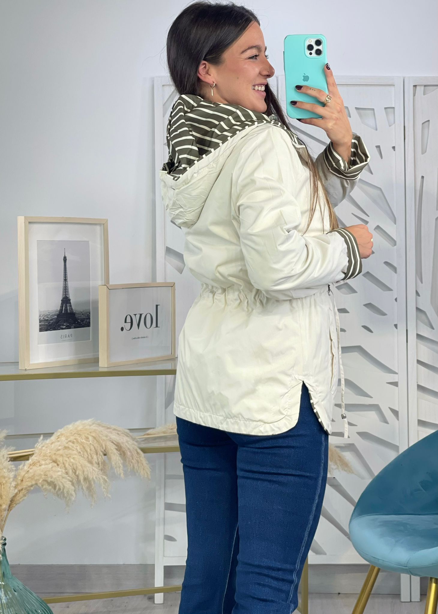Parka Reversible Rayas - Imagen 4