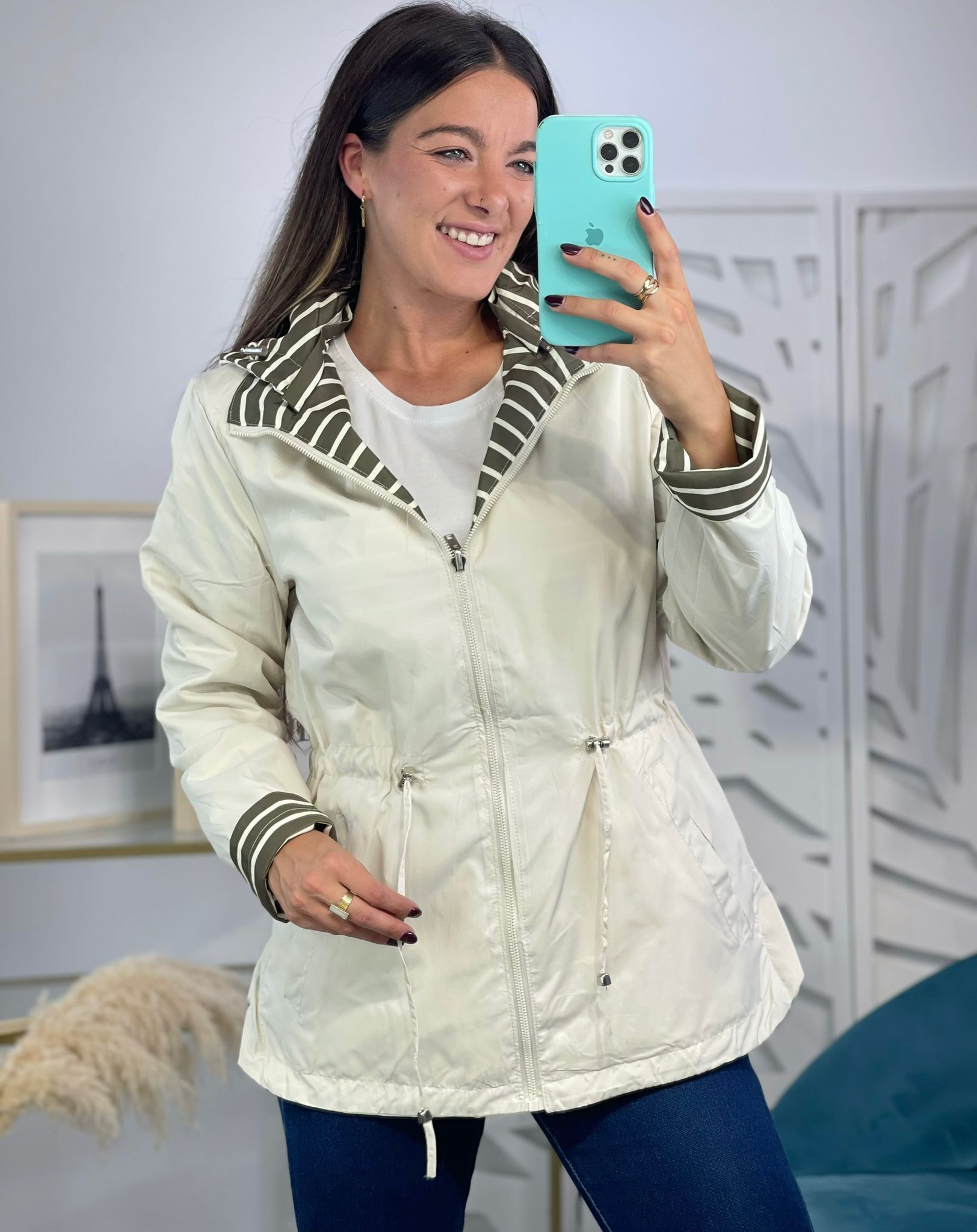 Parka Reversible Rayas - Imagen 3