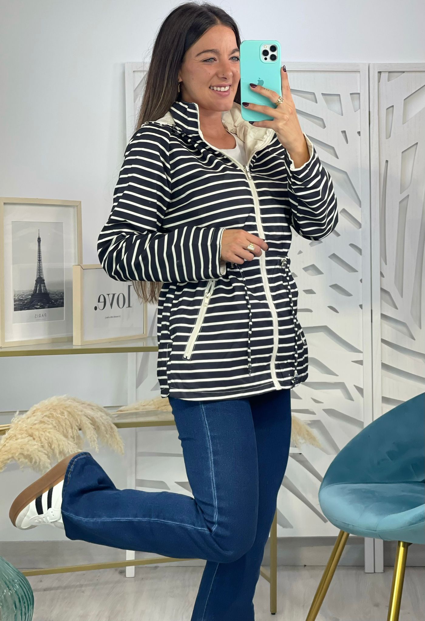 Parka Reversible Rayas - Imagen 6
