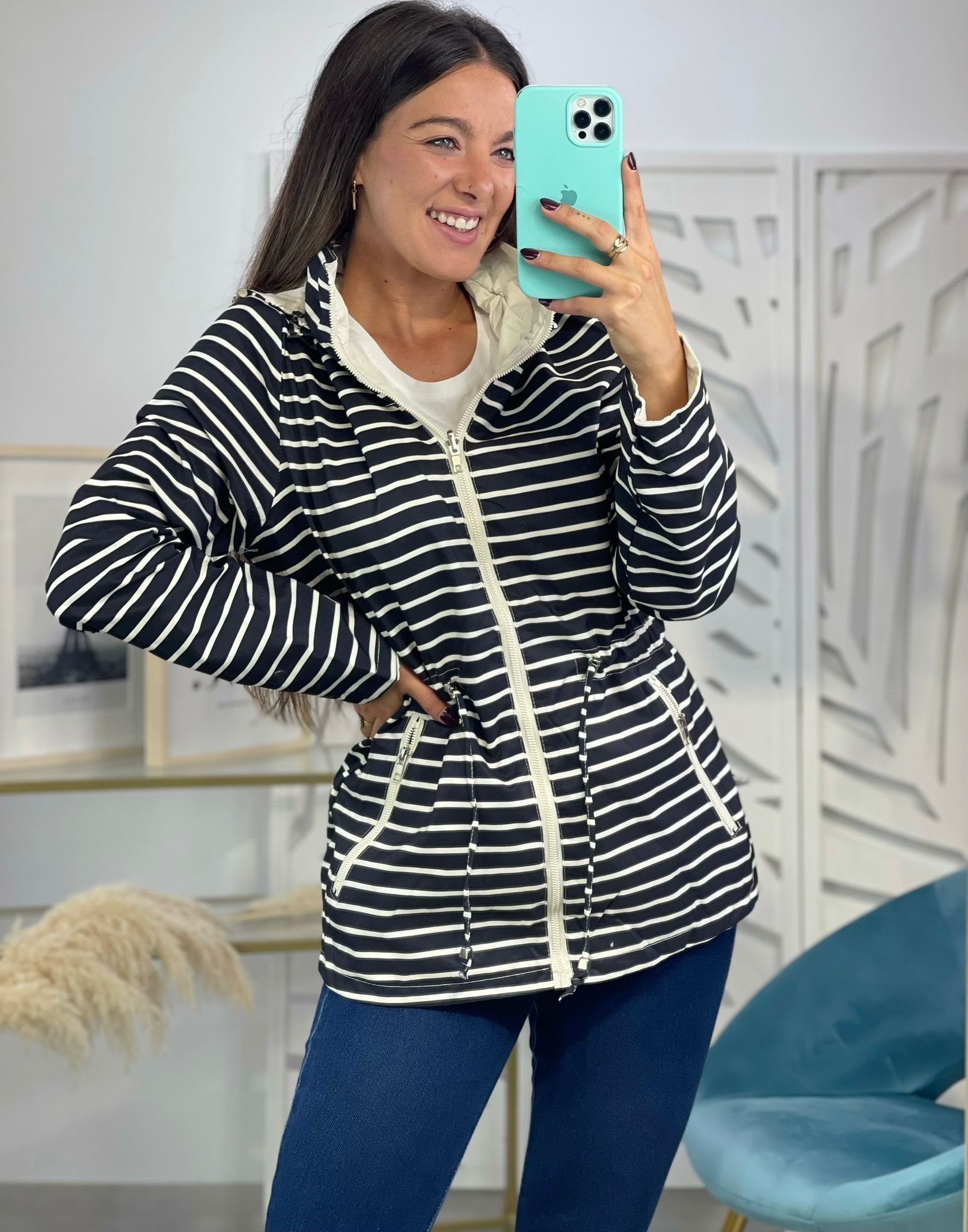 Parka Reversible Rayas - Imagen 5