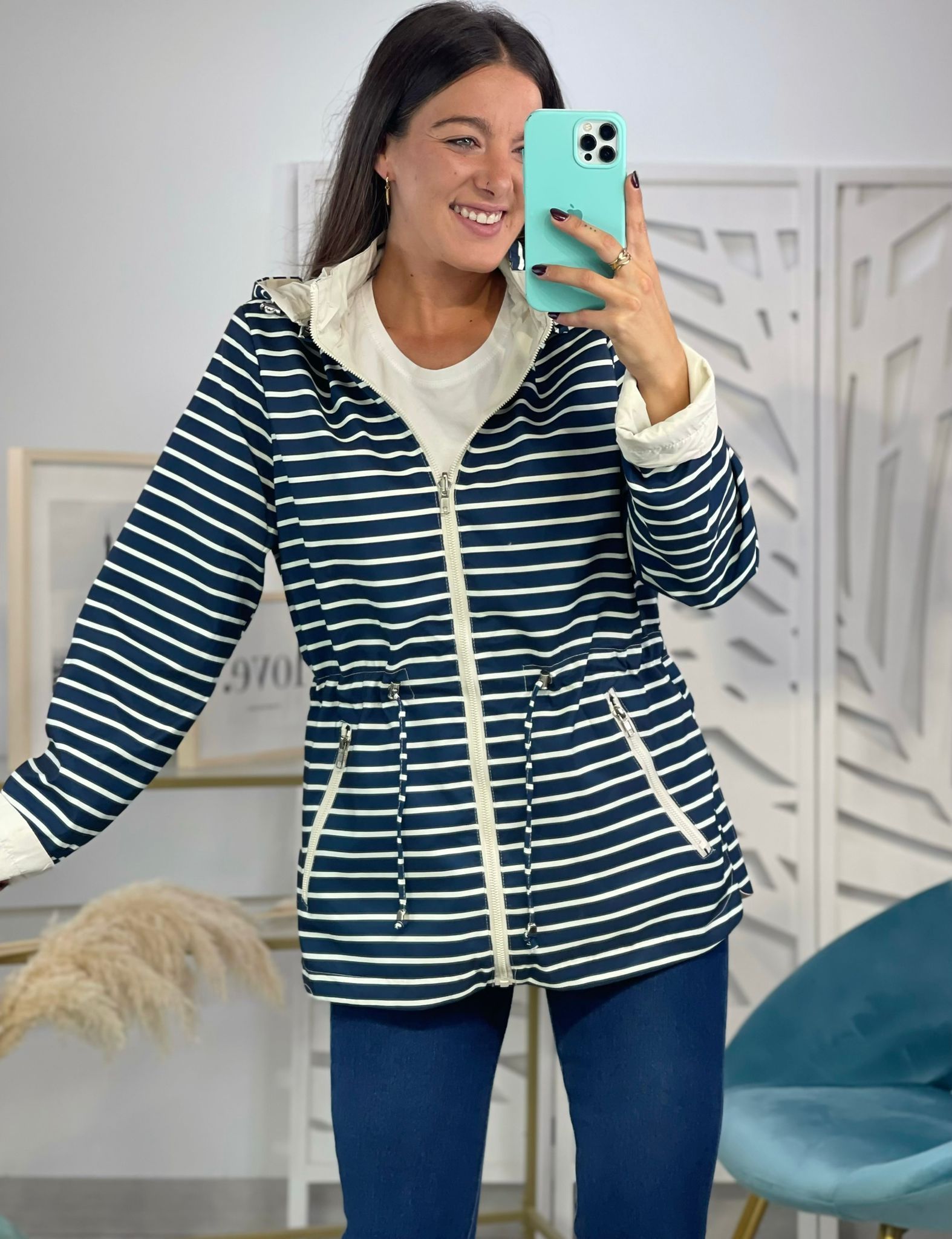 Parka Reversible Rayas - Imagen 8