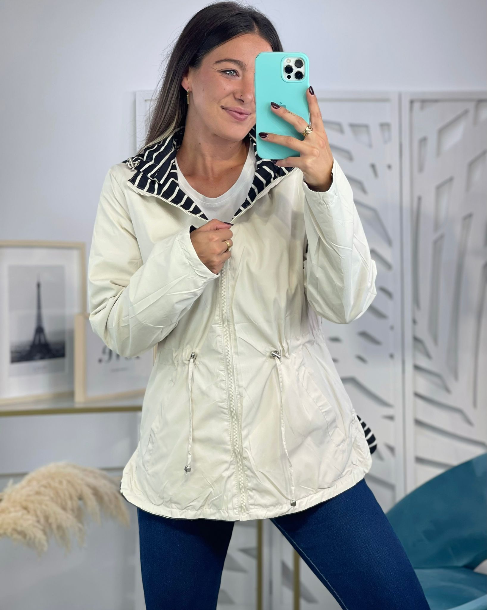 Parka Reversible Rayas - Imagen 7