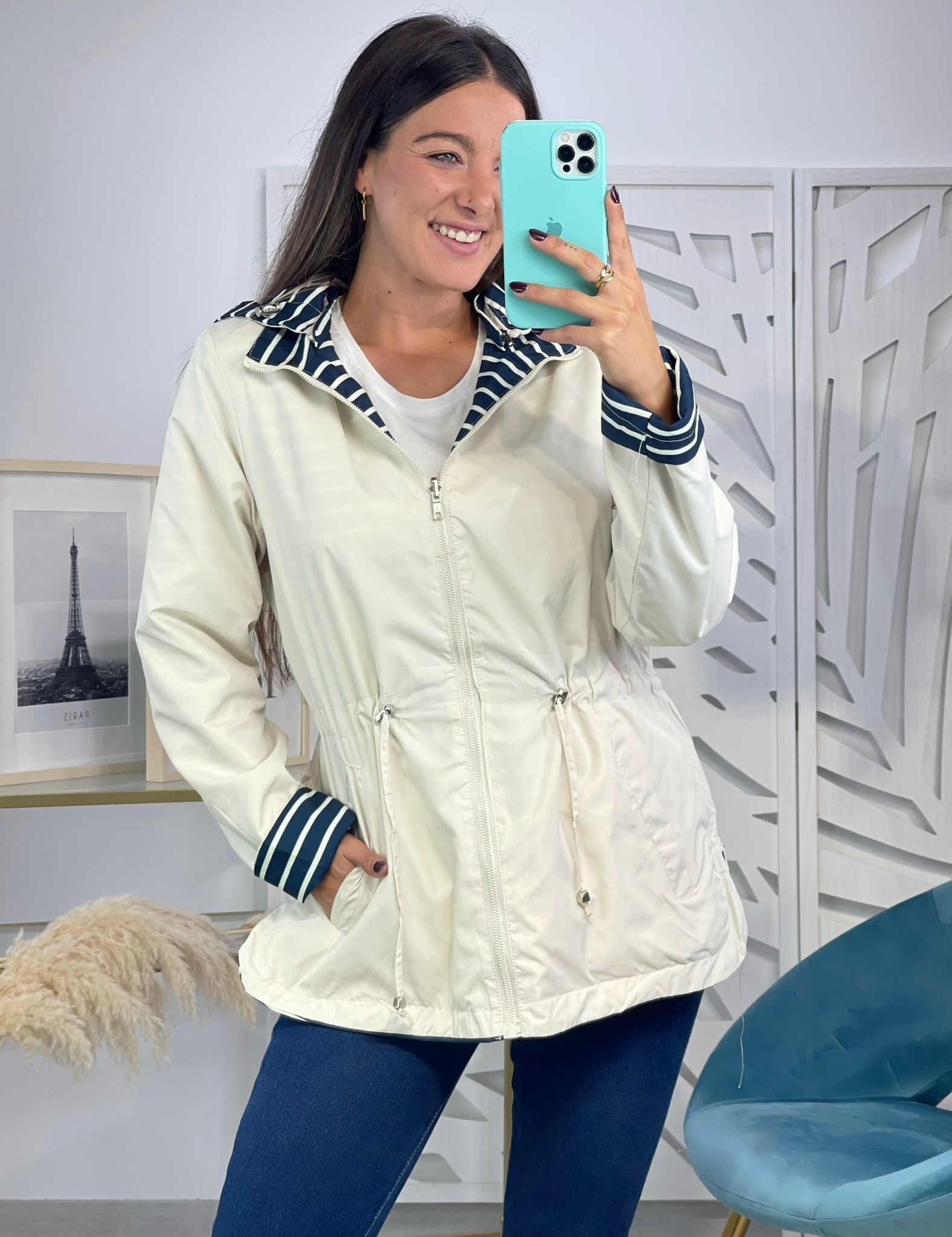 Parka Reversible Rayas - Imagen 9