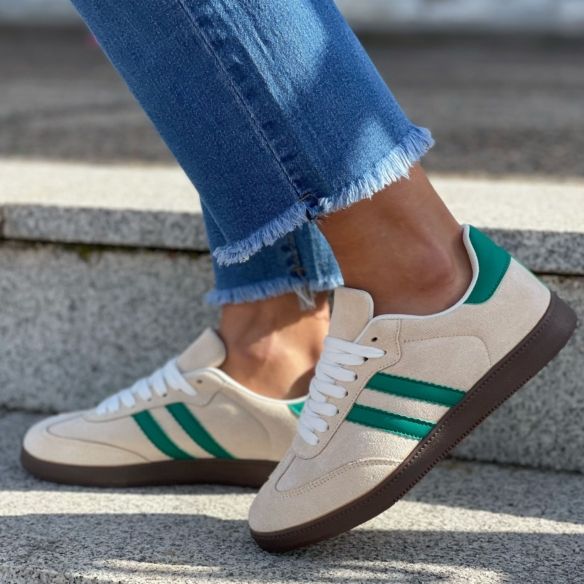 Deportiva Simba Antelina Beige / Verde