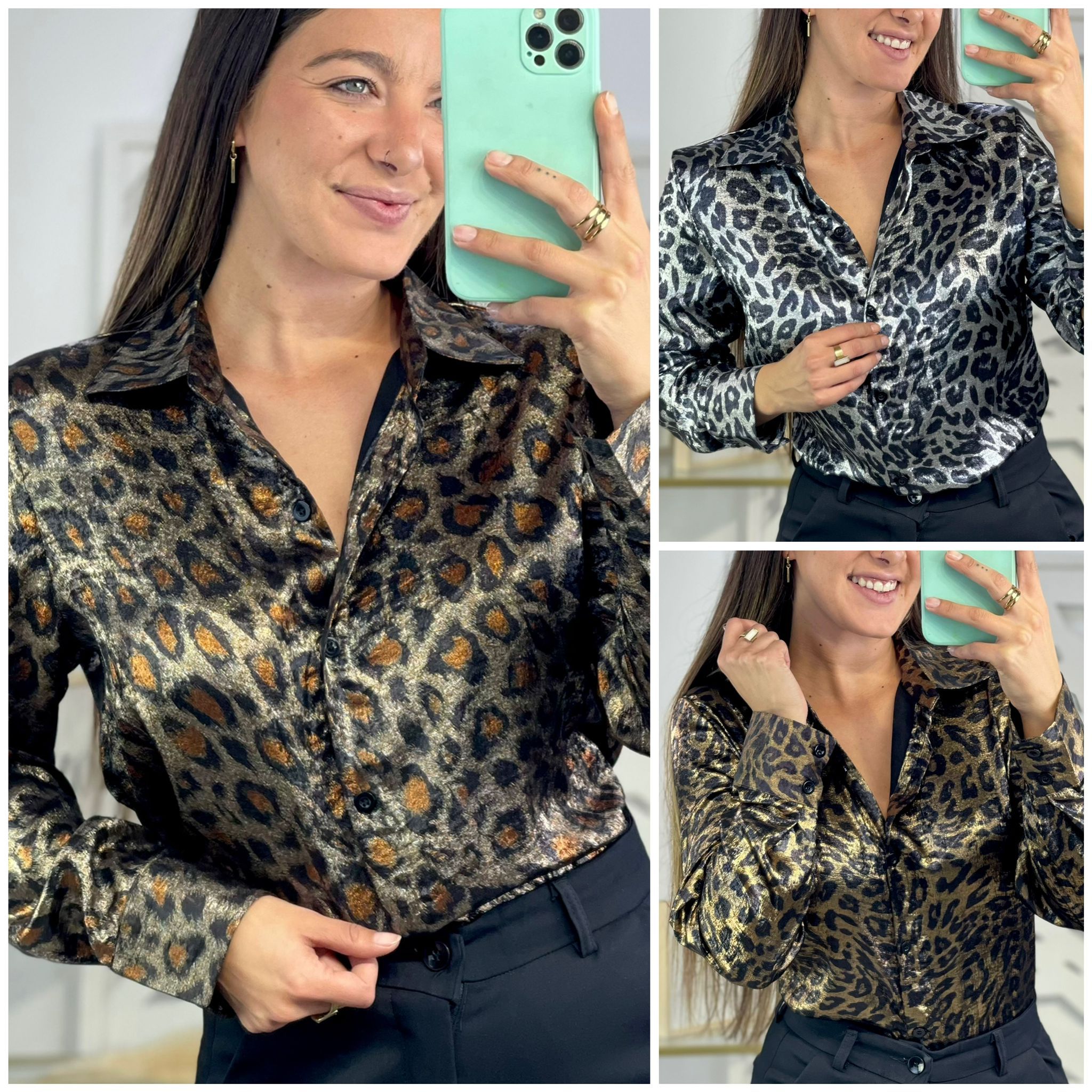 Camisa Brillo Animal Print