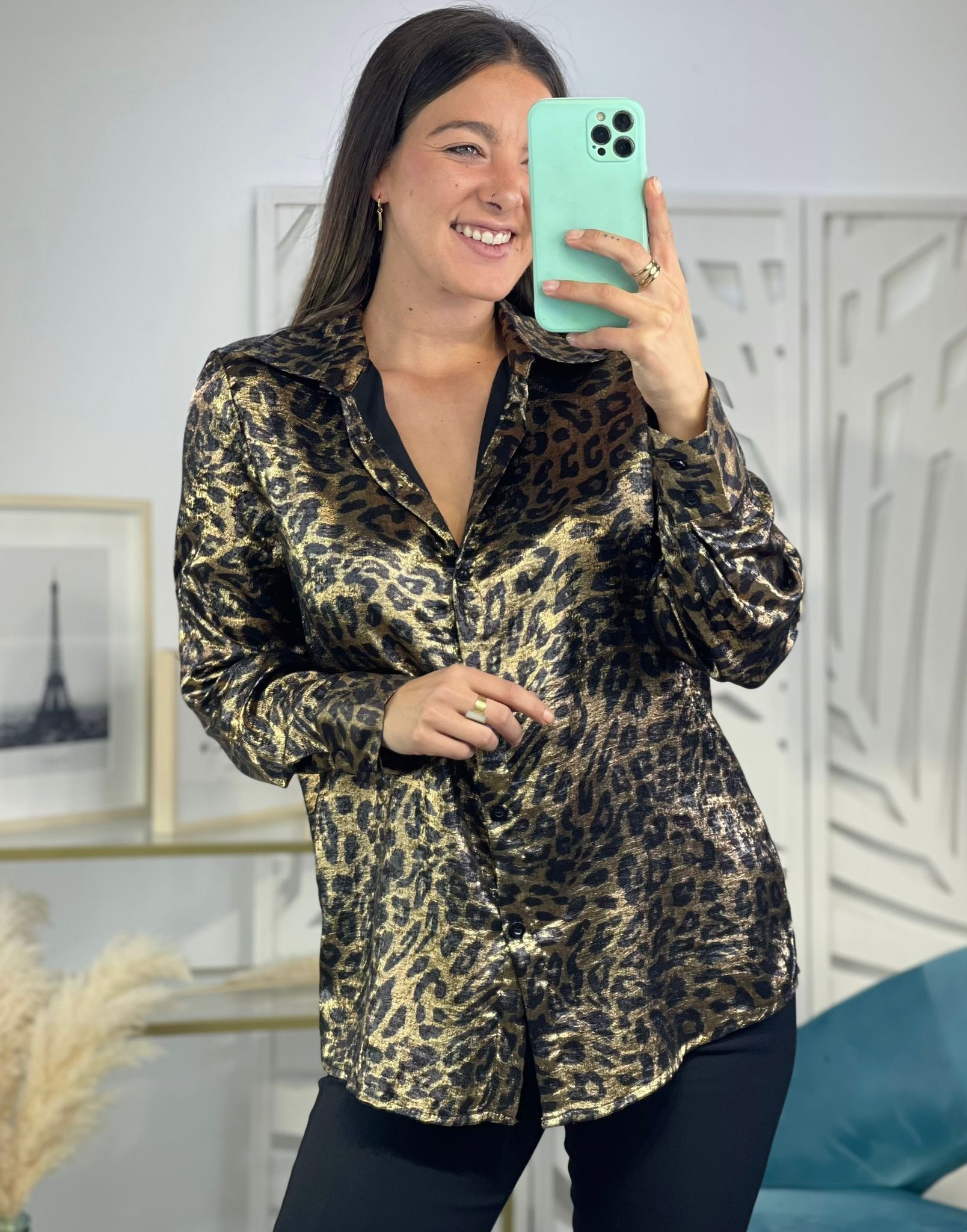 Camisa Brillo Animal Print - Imagen 10