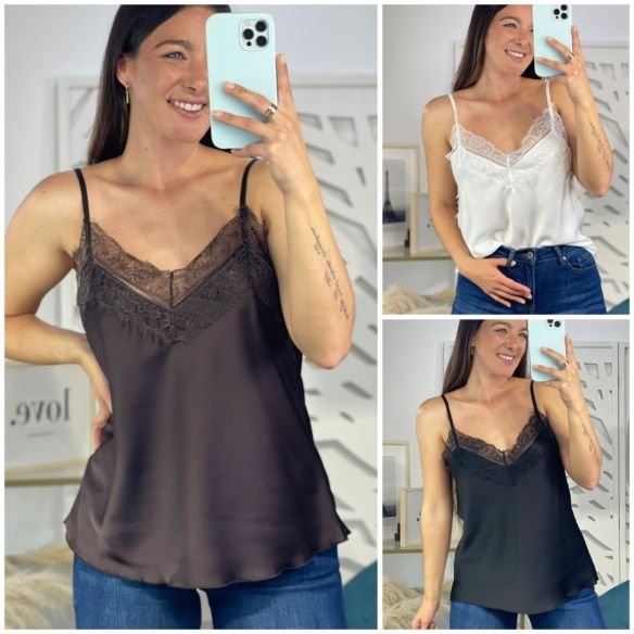Blusa Lencera Raso