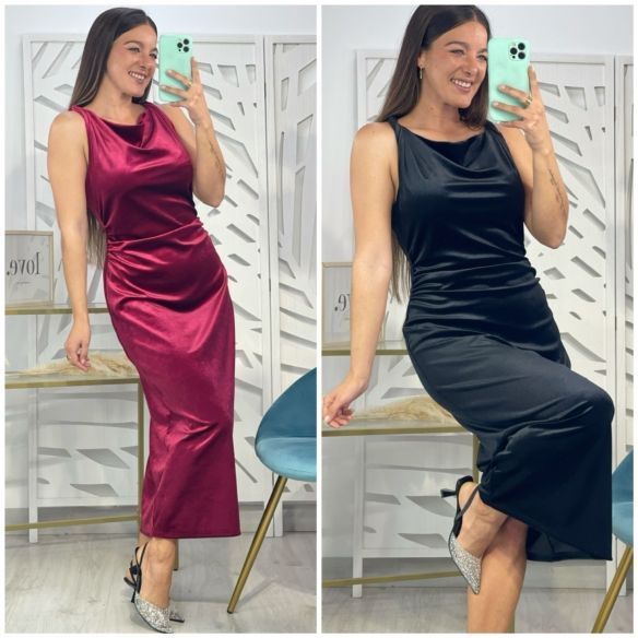 Vestido Largo Terciopelo