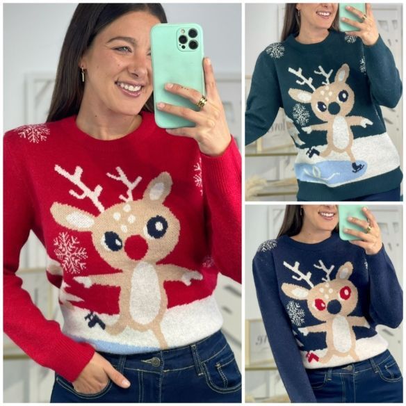 Jersey Navideño Reno