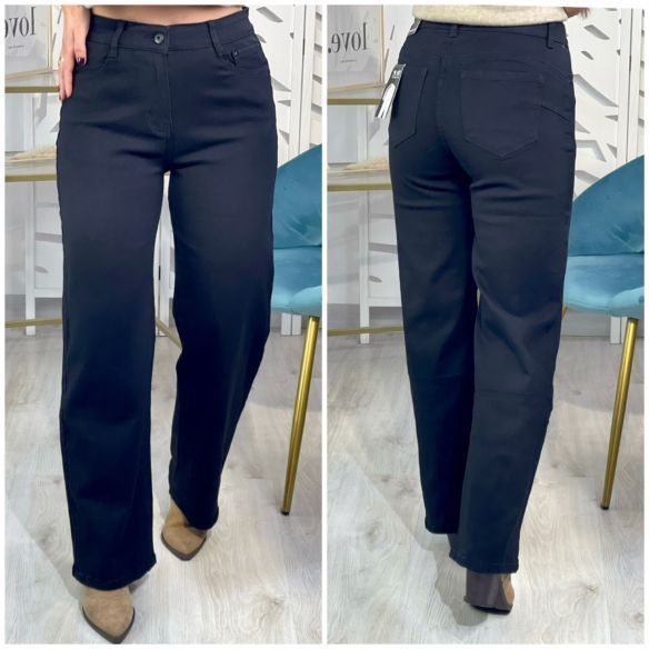 Pantalón Recto (Tallas 38 hasta 48) - Negro