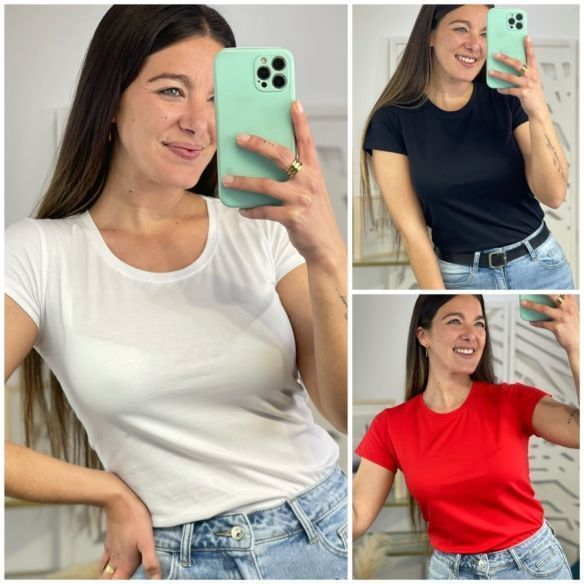 Camiseta Básica Manga Corta