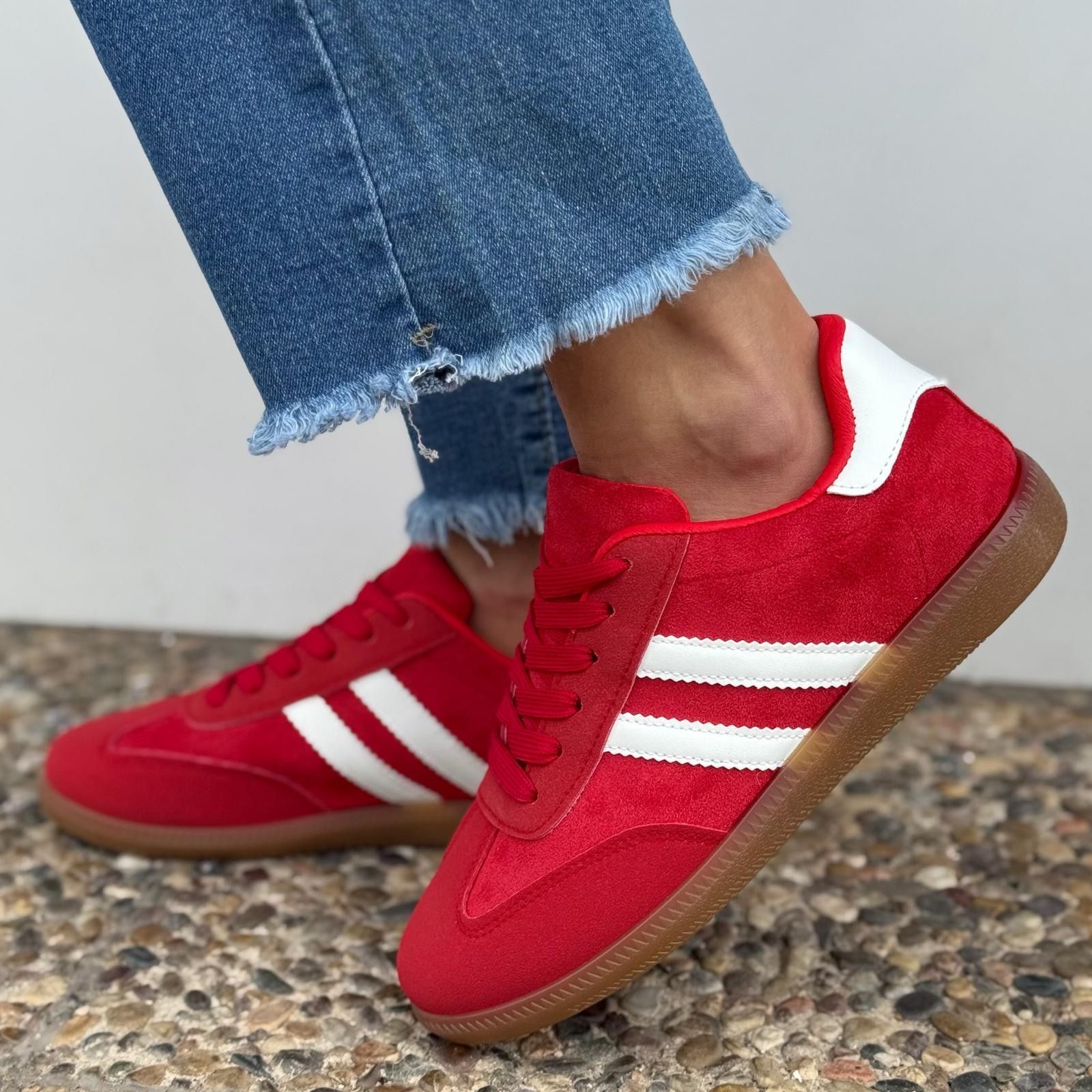 Deportiva Zazú - Rojo / Blanco