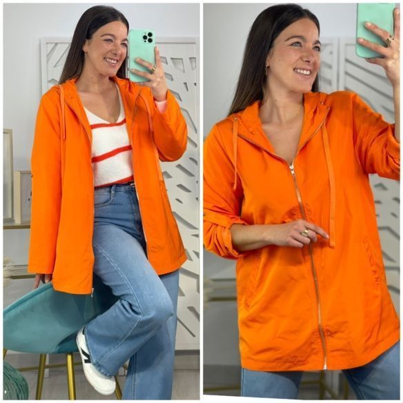 Cortavientos Naranja