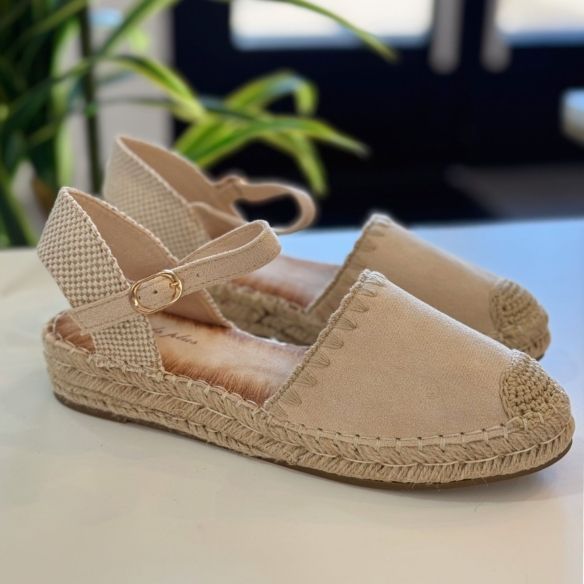 Alpargata Julia Bordada - Beige