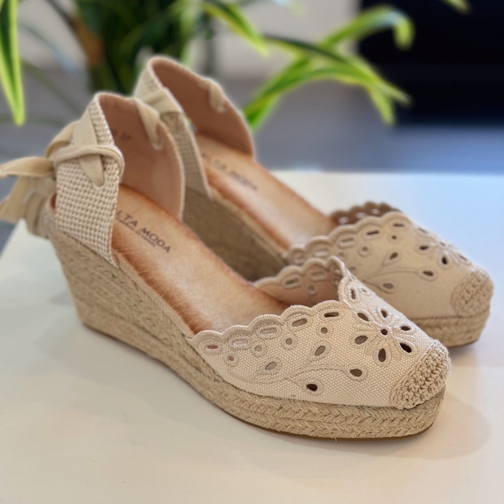 Cuña Alba - Beige