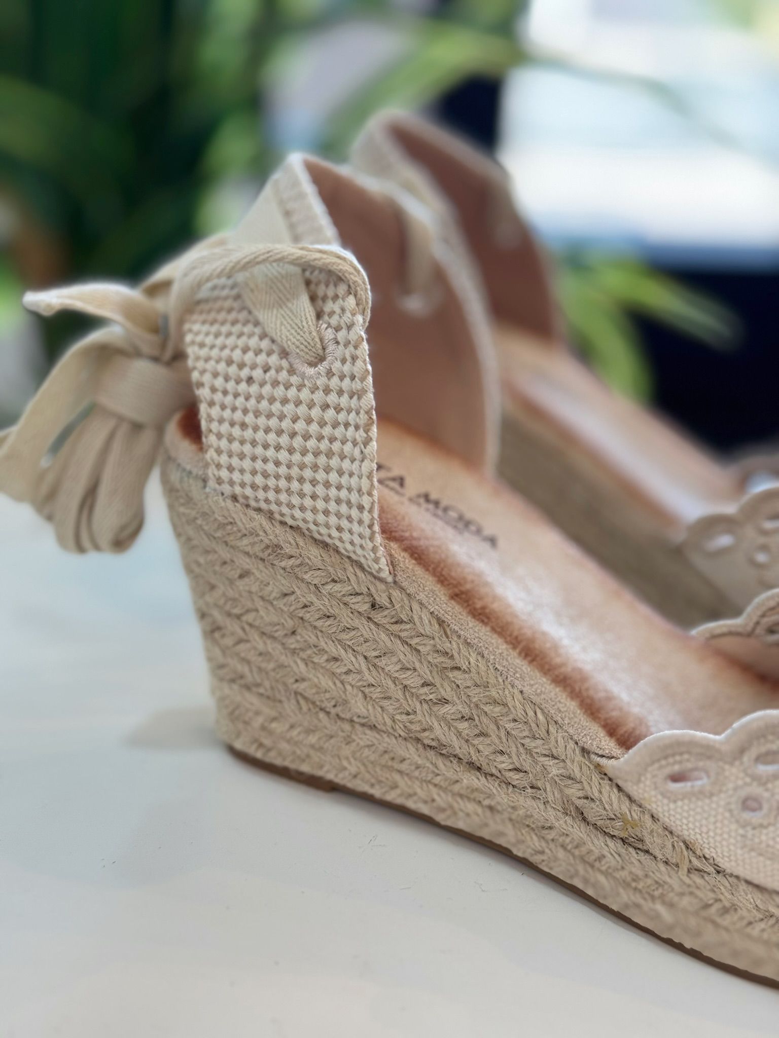 Cuña Alba - Beige - Imagen 3