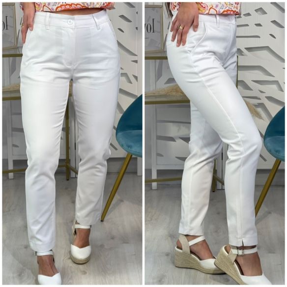 Pantalón Greta (Tallas 38 hasta 50) - Blanco