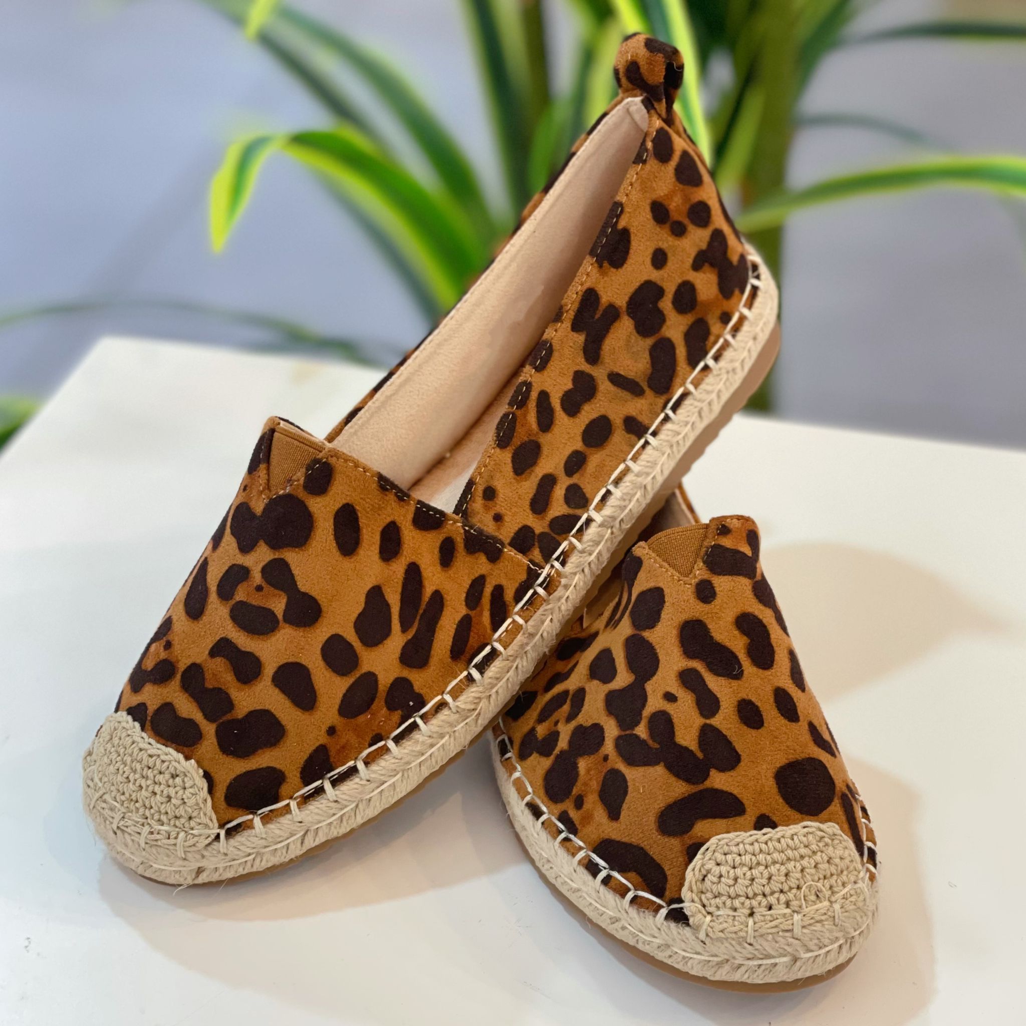 Alpargata Antelina - Leopardo